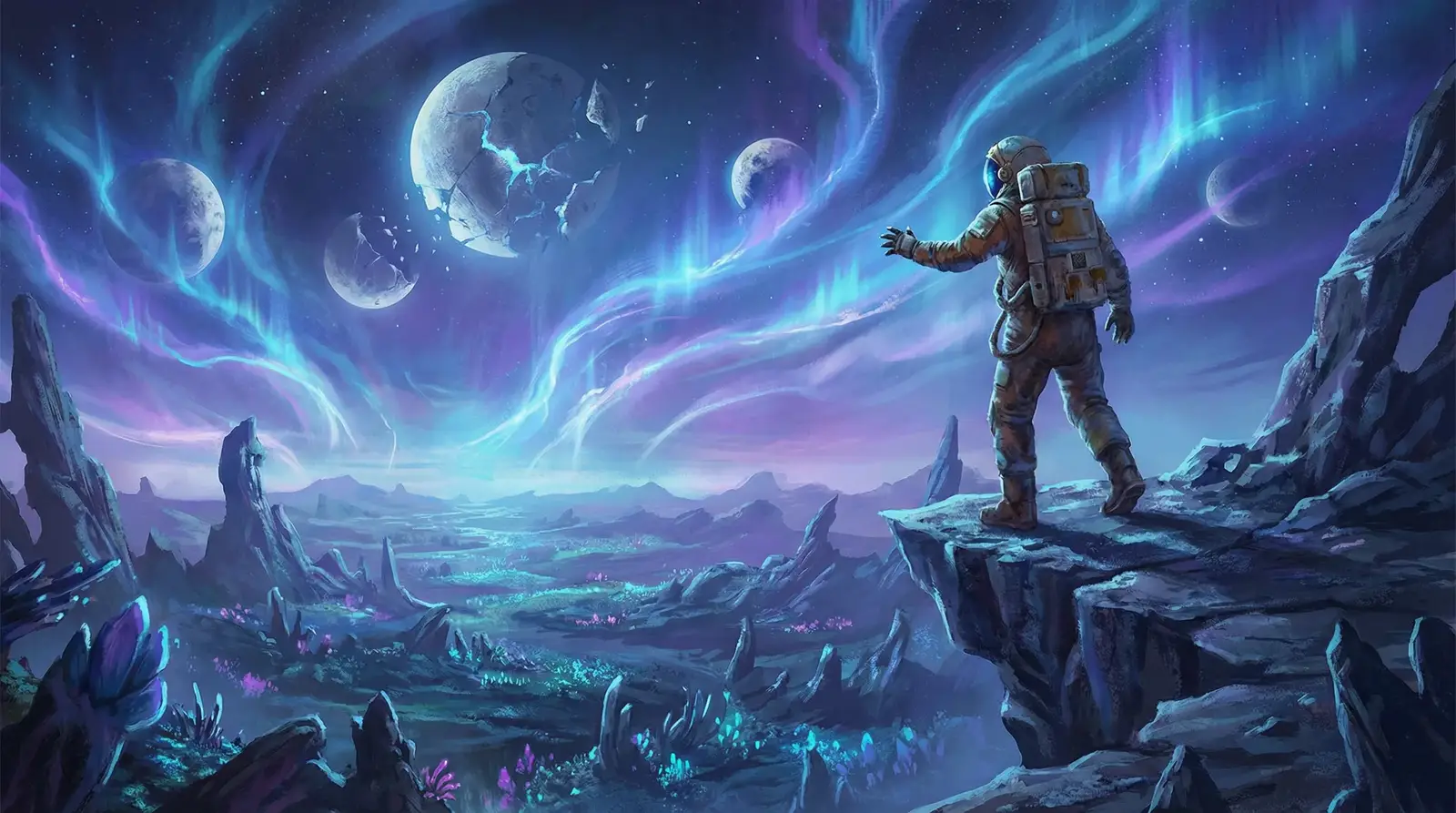 黄色仓库 - 异星探索概念画作